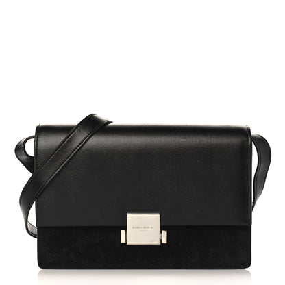 Saint Laurent Smooth Calfskin Suede Medium Bellechasse Black 1 of 11