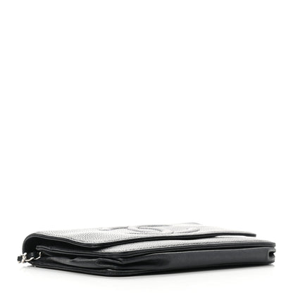 Chanel Caviar Timeless CC Wallet On Chain WOC Black 4 of 10