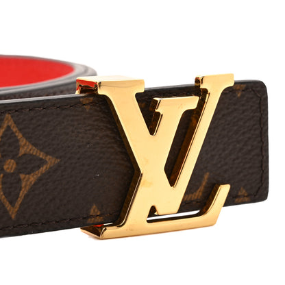 Louis Vuitton Monogram 30mm LV Initiales Reversible Belt 90 36 Coquelicot 6 of 10