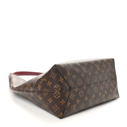 Louis Vuitton Monogram Flower Hobo Bordeaux 4 of 12