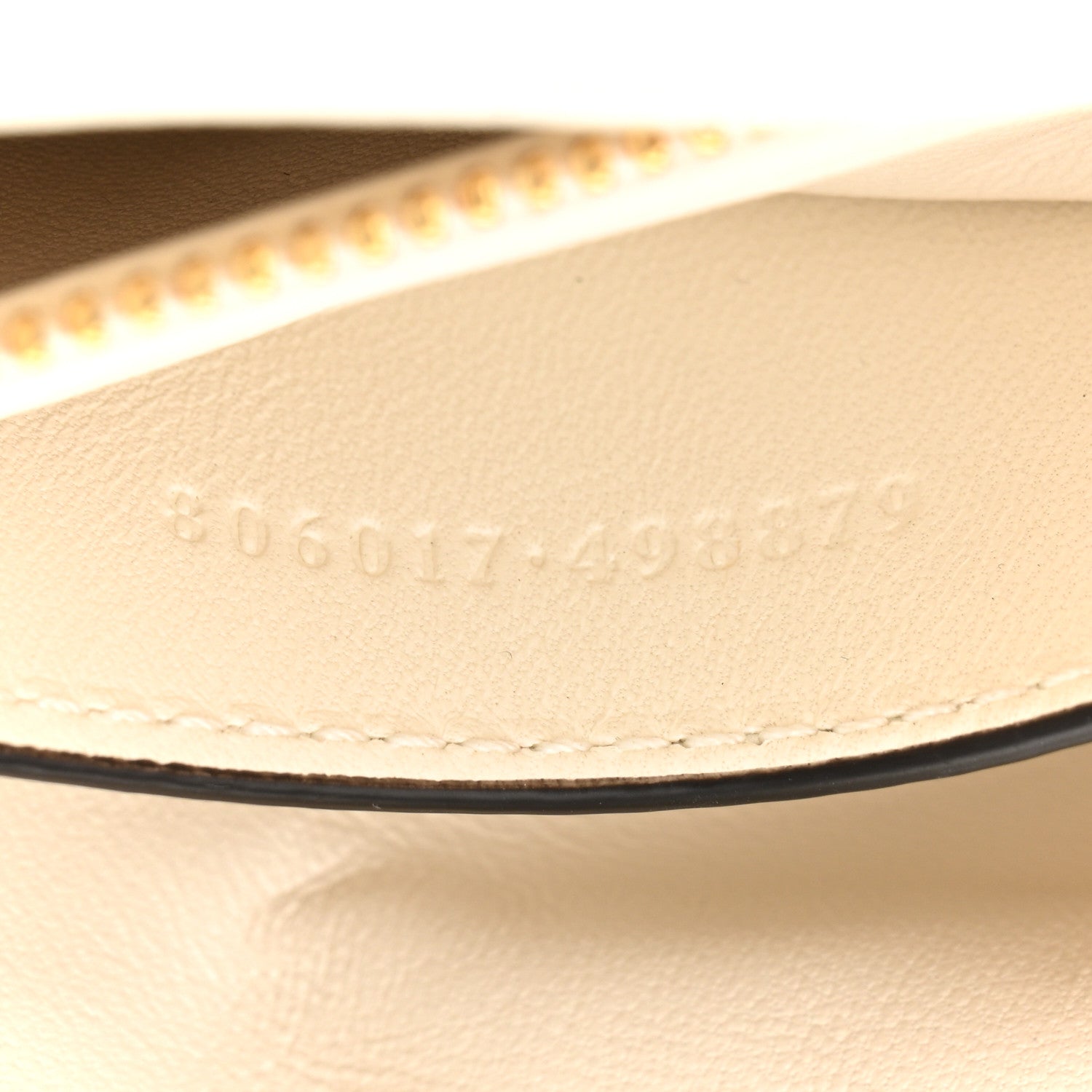 Gucci Lambskin Mini GG Milano Top Handle Shoulder Bag White 7 of 11