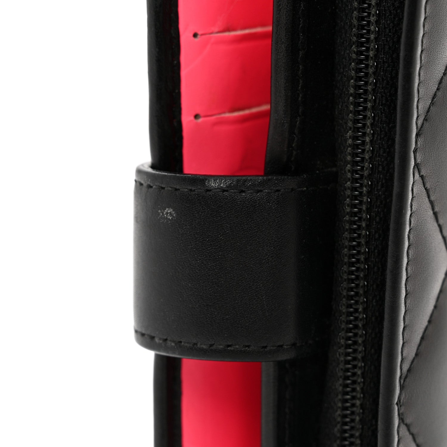 Chanel Calfskin Cambon Zipped Pocket Wallet Black 11 of 11