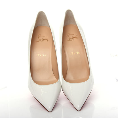Christian Louboutin Patent Kate 85 Pumps 39 White 5 of 10