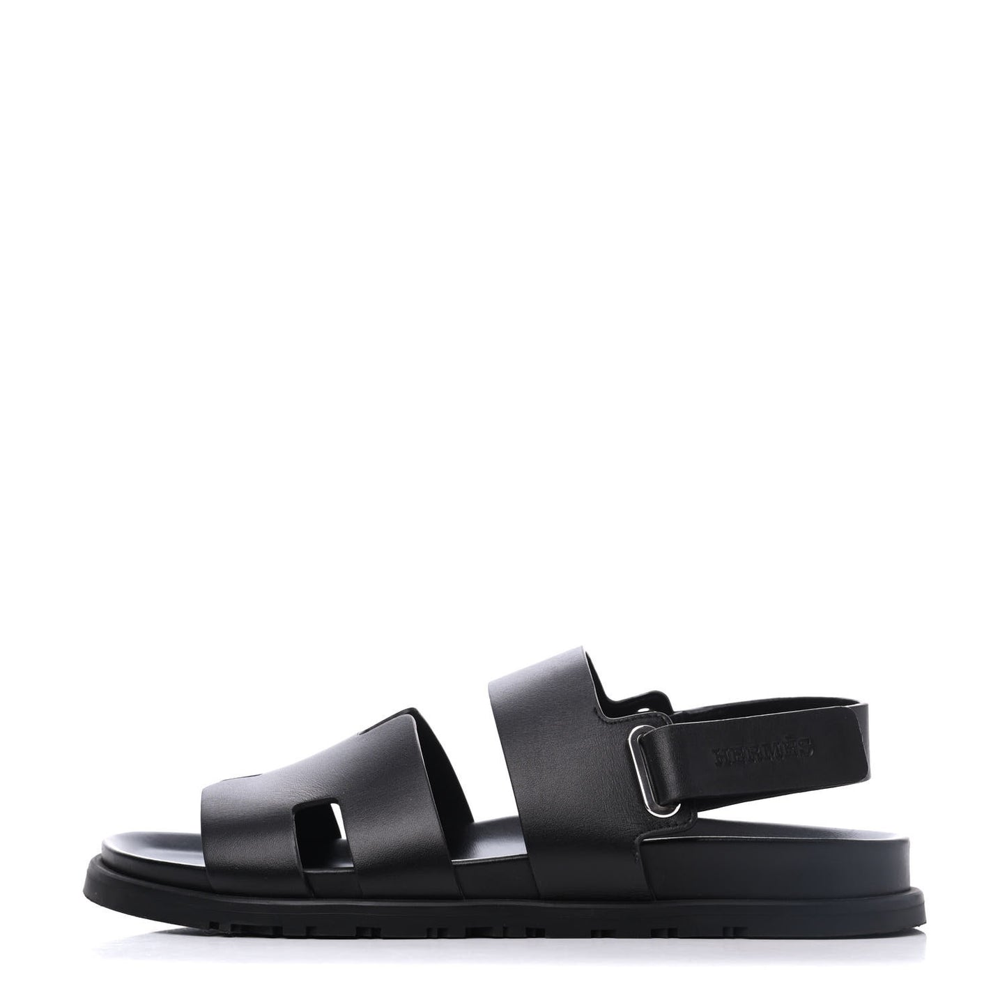Calfskin Mens Takara Sandals 42 Black