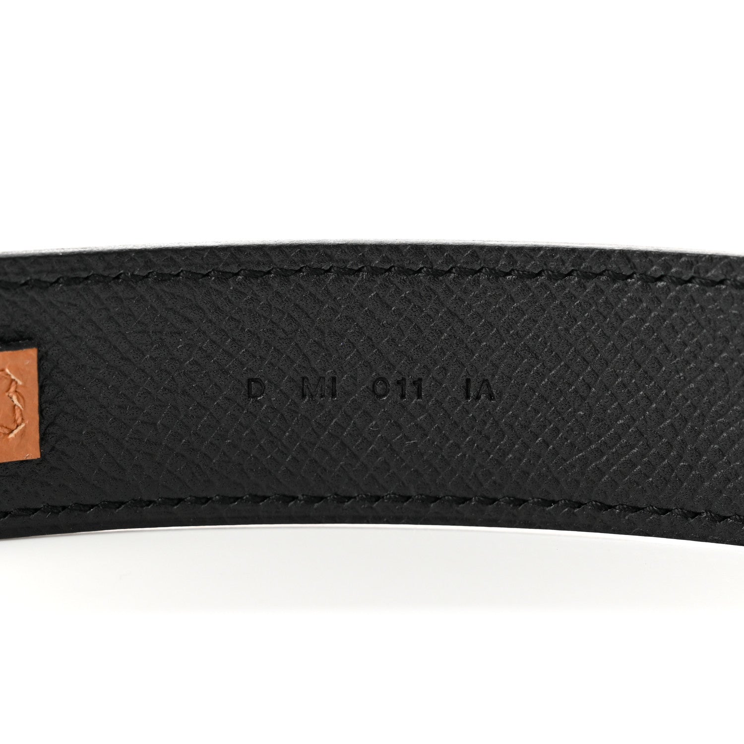 Hermes Epsom 30mm Tressage Au Galop Shoulder Strap Black Craie Gold 3 of 4