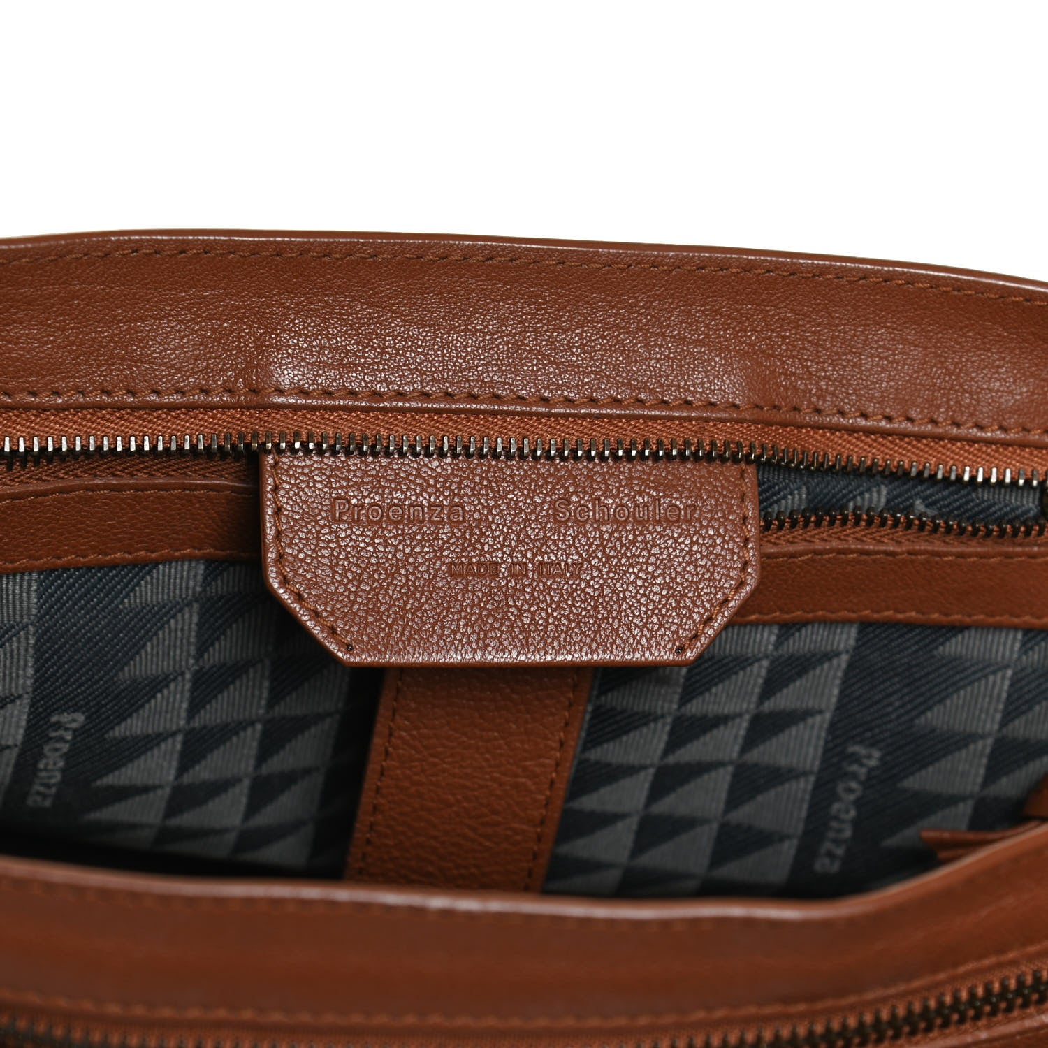 Proenza Schouler Lambskin Medium PS1 Satchel Saddle 6 of 13