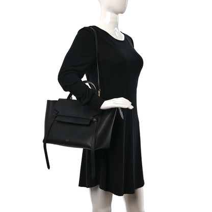 Celine Baby Grained Calfskin Mini Belt Bag Black 2 of 8