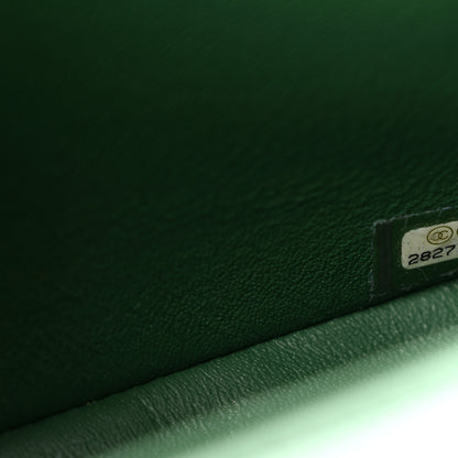 Chanel Lambskin Quilted Mini Rectangular Flap Green 7 of 11
