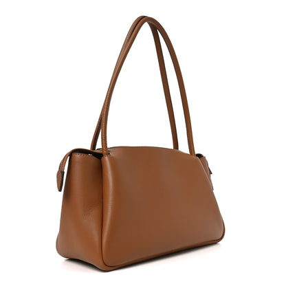 Prada Calfskin Medium Shoulder Bag Caramel 3 of 9