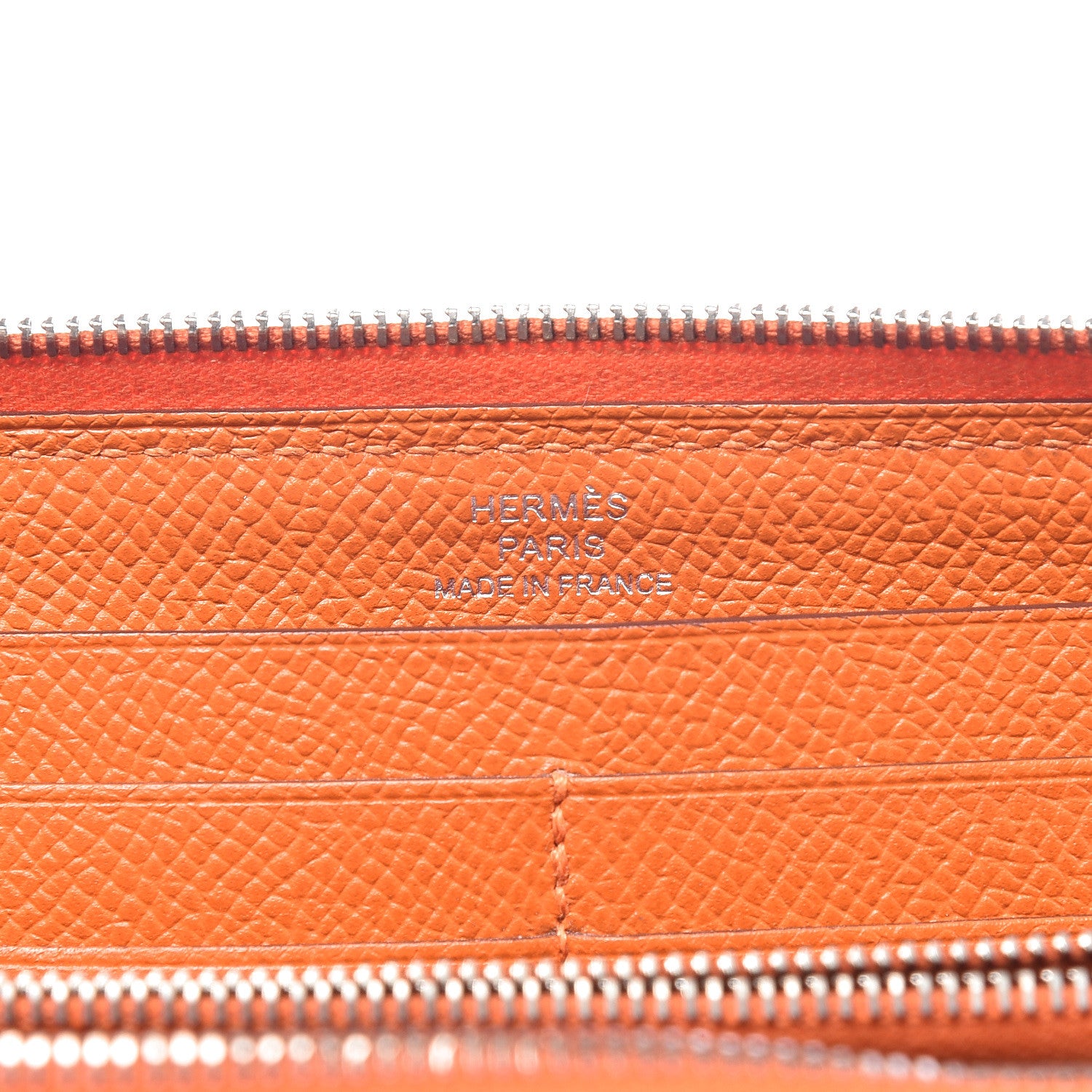 Hermes Epsom Azap Wallet Orange 7 of 13
