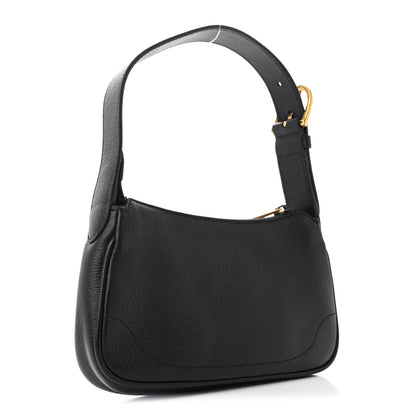 Gucci Goatskin Mini Aphrodite Shoulder Bag Black 3 of 10