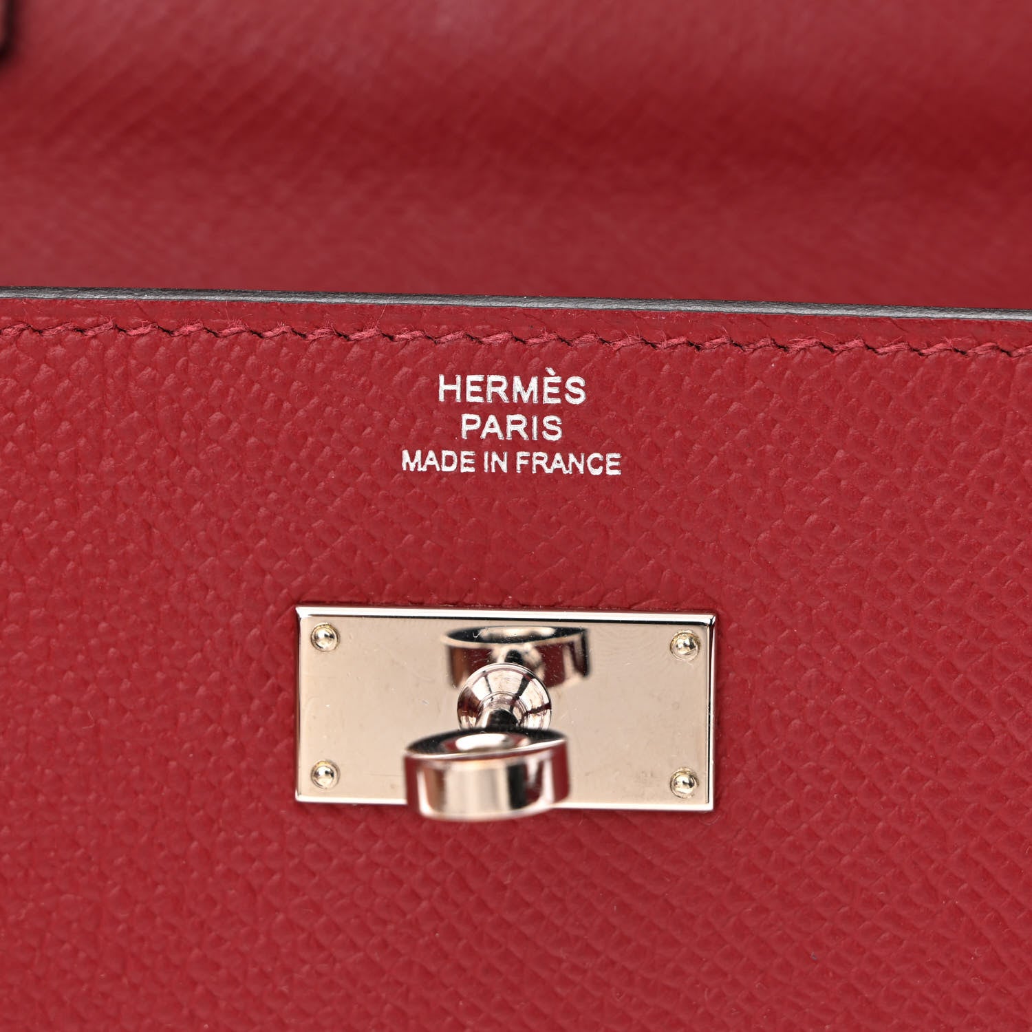 Hermes Epsom Kelly Wallet To Go Rouge Grenat 6 of 9