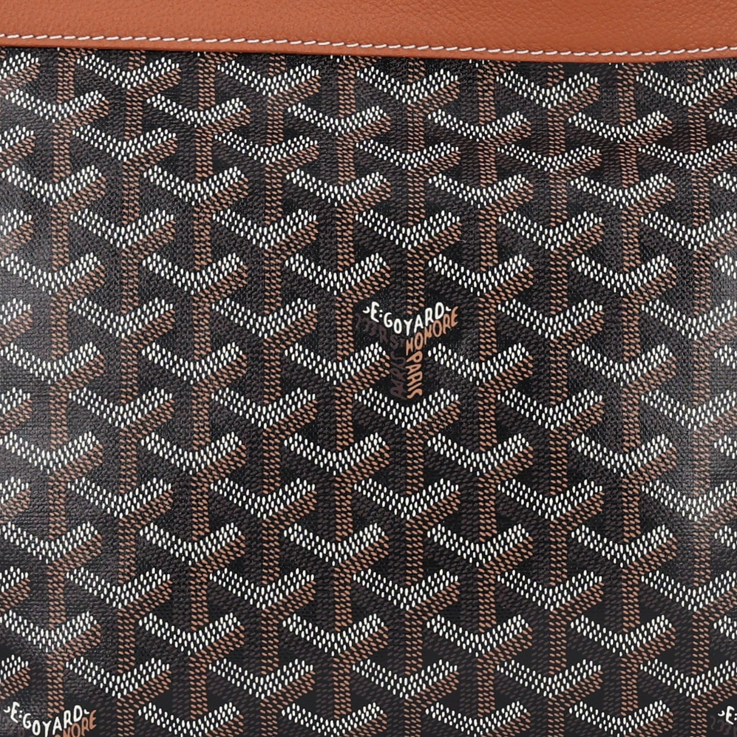 Goyardine Conti Pouch Black Gold