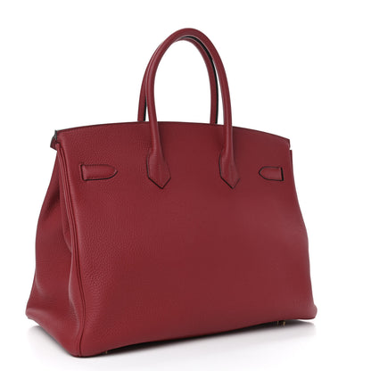 Hermes Togo Birkin 35 Rouge Grenat 2 of 9