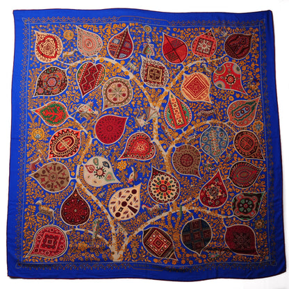 Hermes Cashmere Silk L'Arbre De Vie Shawl 140 2 of 8