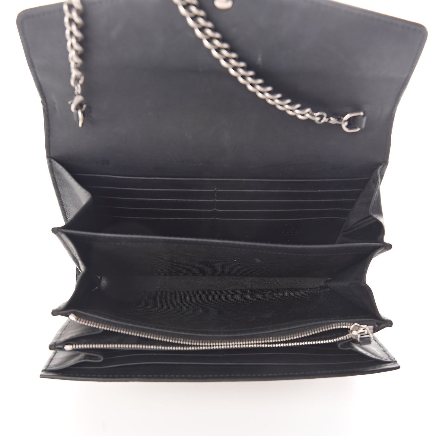 GG Supreme Monogram Mini Dionysus Chain Wallet Beige Black