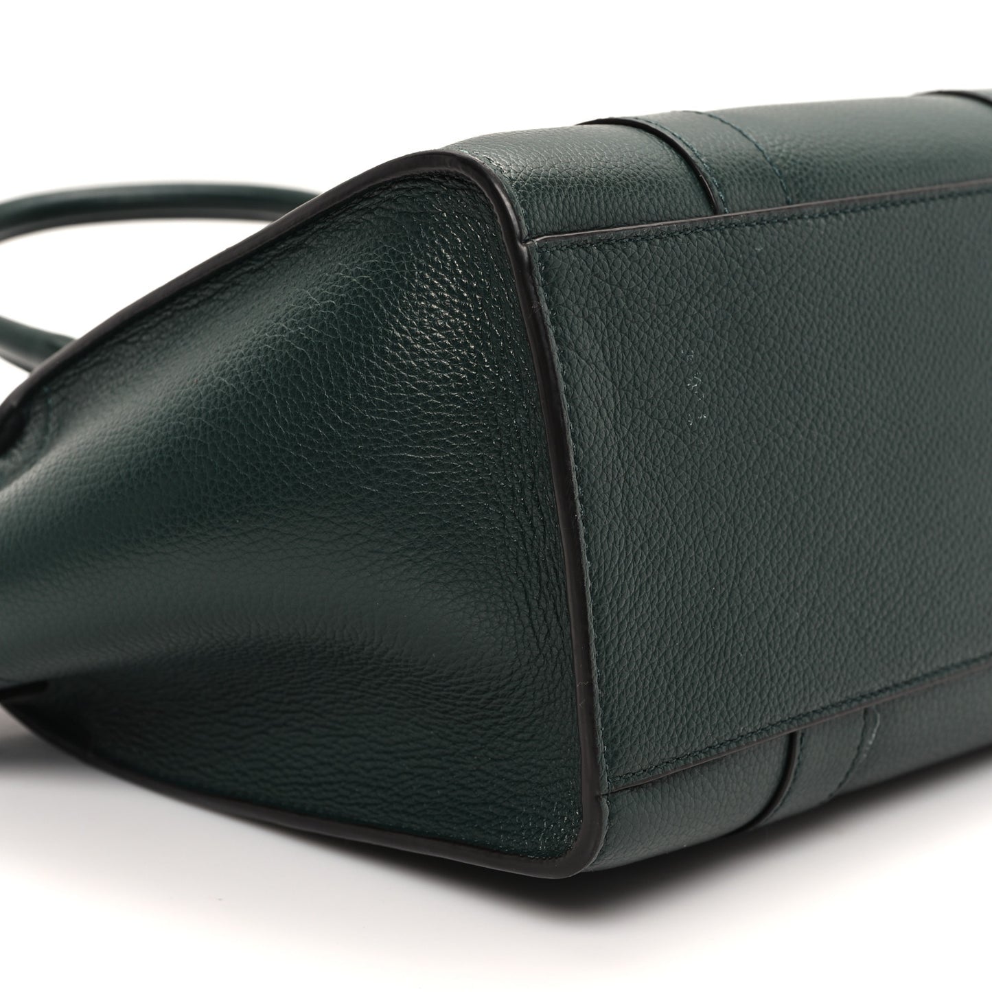 Classic Grain Small Bayswater Zip Tote Mulberry Green