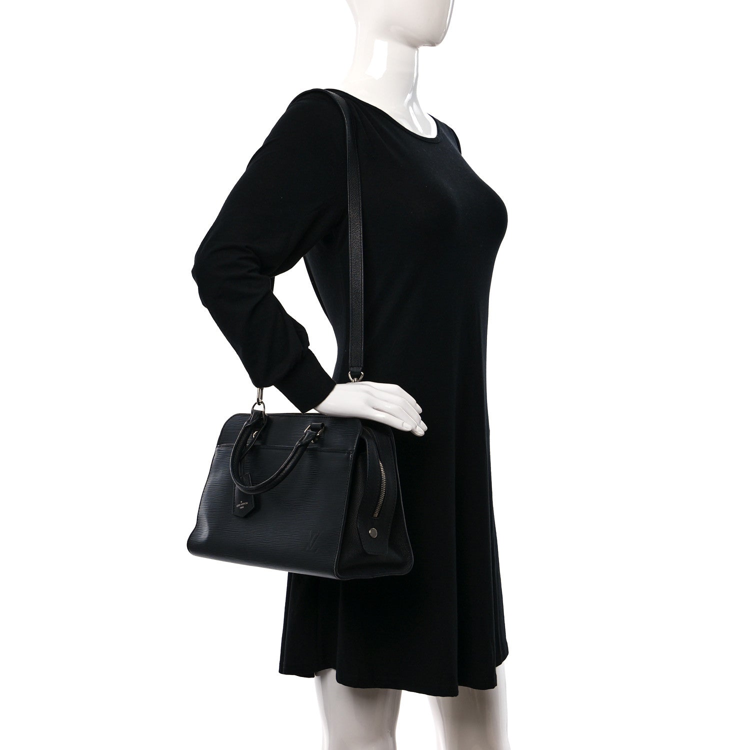 Louis Vuitton Epi Vaneau MM Black 2 of 10