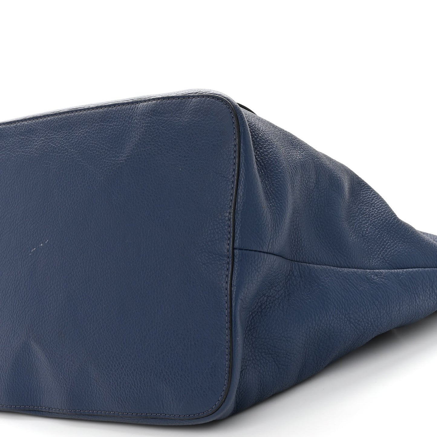 Calfskin Large New Marcie Tote Royal Navy