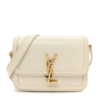 Saint Laurent Smooth Calfskin Small Solferino Satchel Ivory 1 of 9