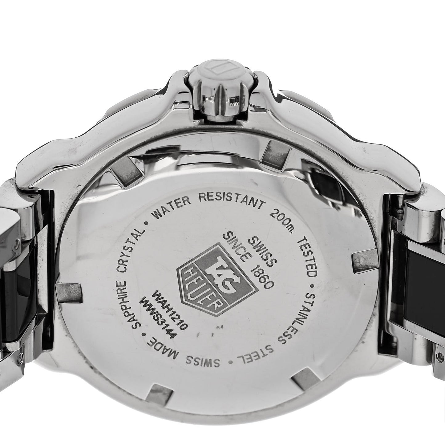 Stainless Steel Ceramic 37mm Formula 1 Lady Quartz Watch Black WAH1210