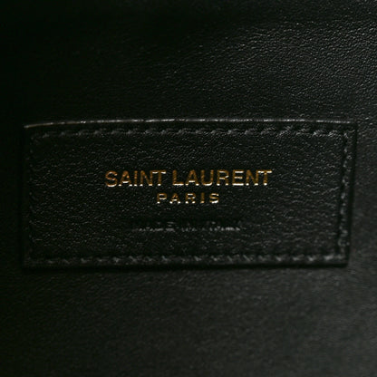 Saint Laurent Smooth Calfskin Large Le 5 A 7 Soft Hobo Black 6 of 10