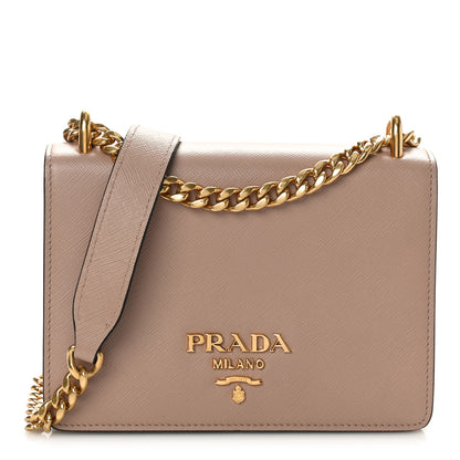 Prada Saffiano Chain Shoulder Bag Cammeo 1 of 8
