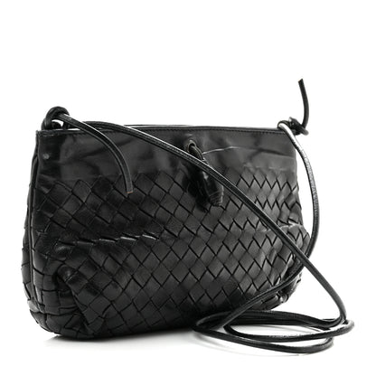 Bottega Veneta Nappa Intrecciato Mini Shoulder Bag Black 3 of 13