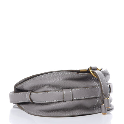 Chloe Calfskin Mini Marcie Round Crossbody Bag Cashmere Grey 3 of 10