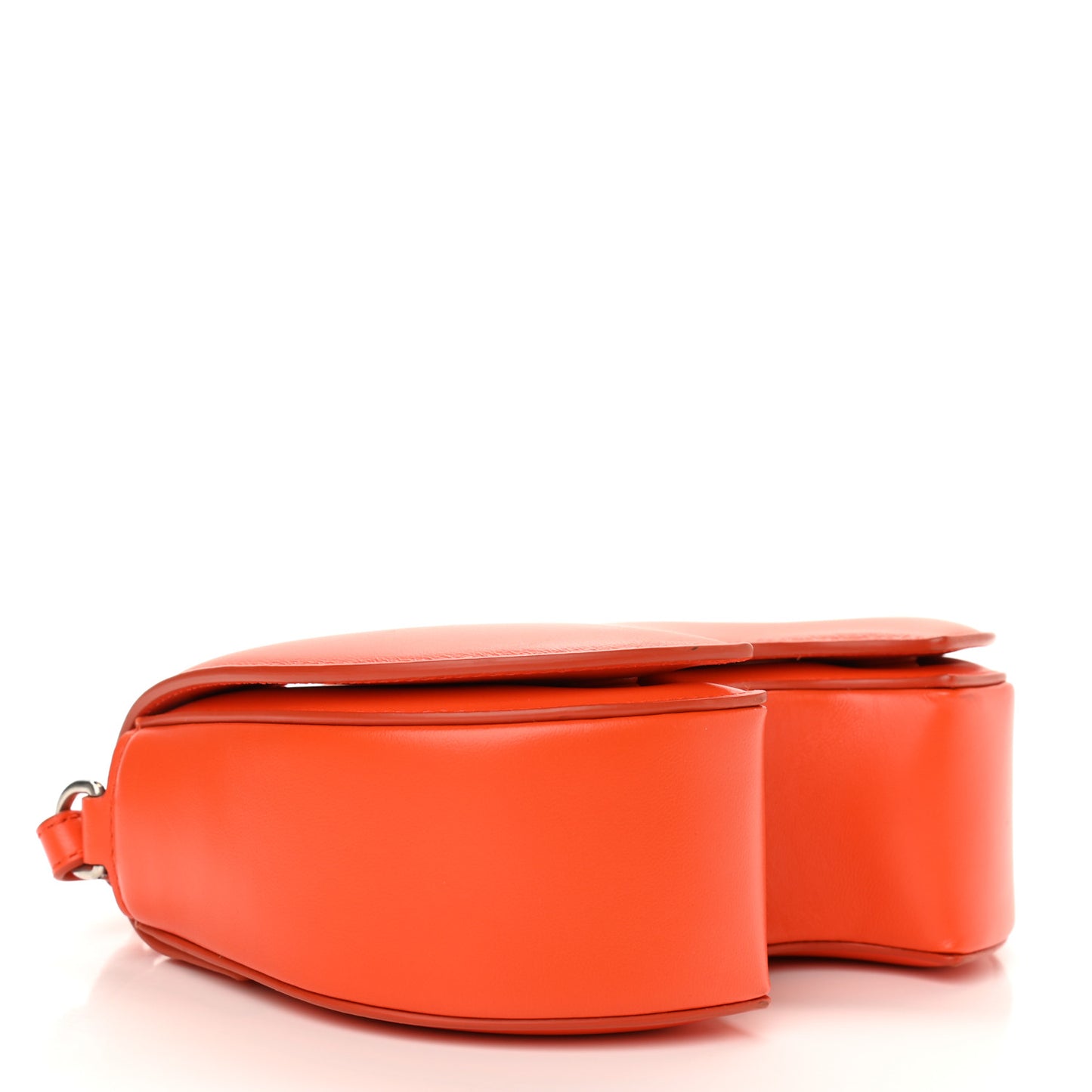 Calfskin Burrow Saddle Bag Orange