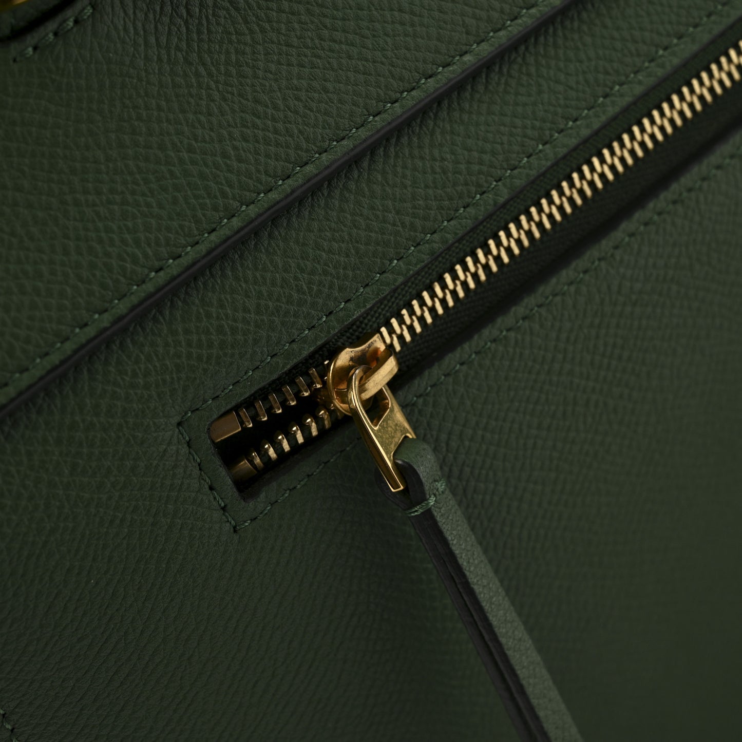 Grained Calfskin Mini Belt Bag Mint