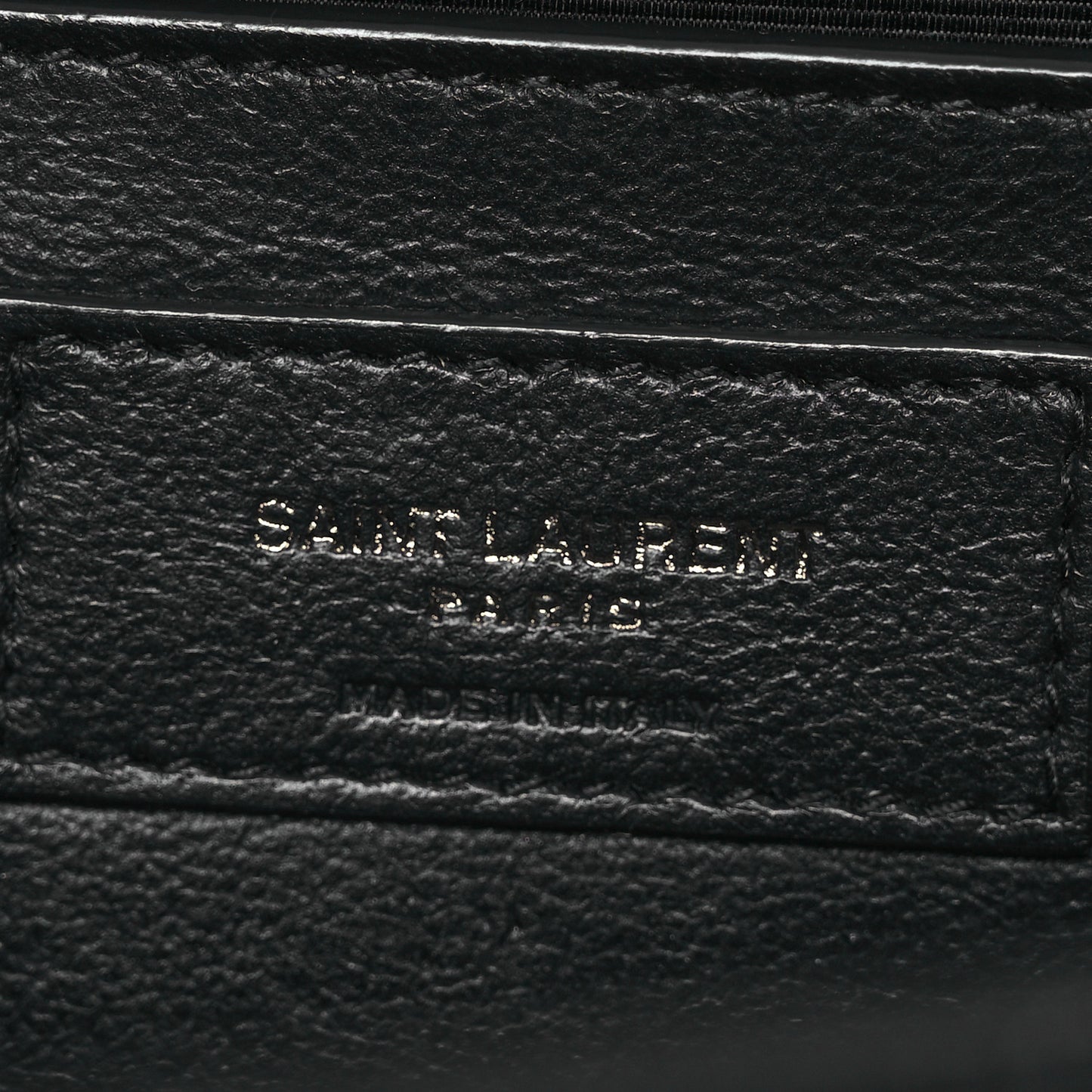 Grain De Poudre Textured Mixed Matelasse Triquilt Medium Monogram Monochrome Satchel Black