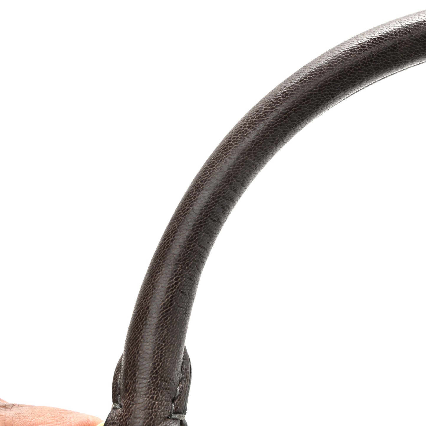 Calfskin Quilted Stam Brown