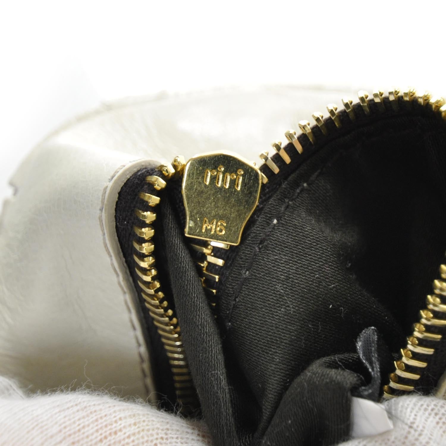 Miu Miu Lambskin Small Matelasse Coffer Ivory 11 of 11