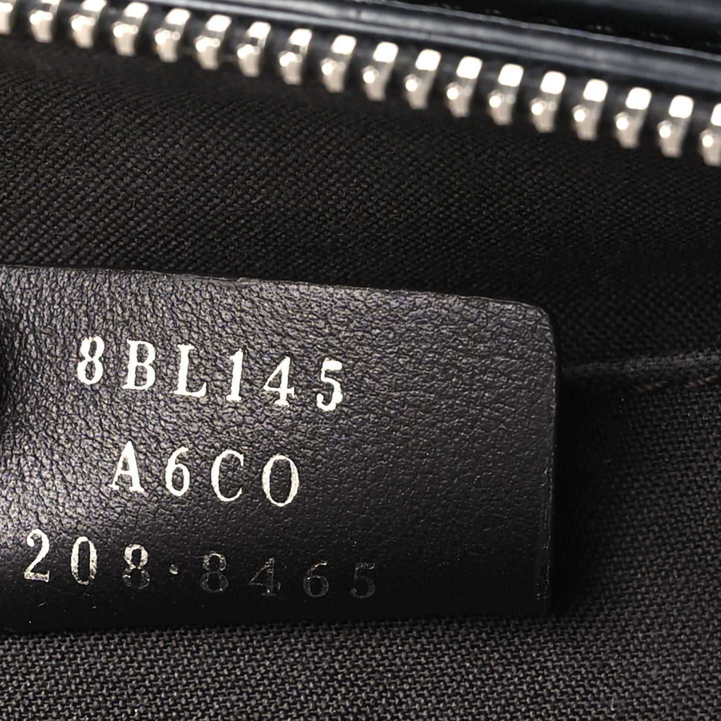 Vitello Dolce Bi-Color FF 1974 Embossed Mini By The Way Boston Bag Black Maya