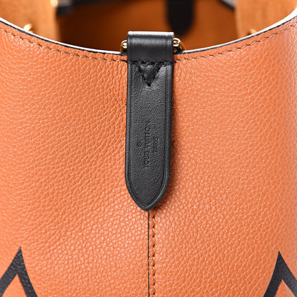 Louis Vuitton Empreinte Monogram Giant Crafty Neonoe MM Caramel Black 6 of 11