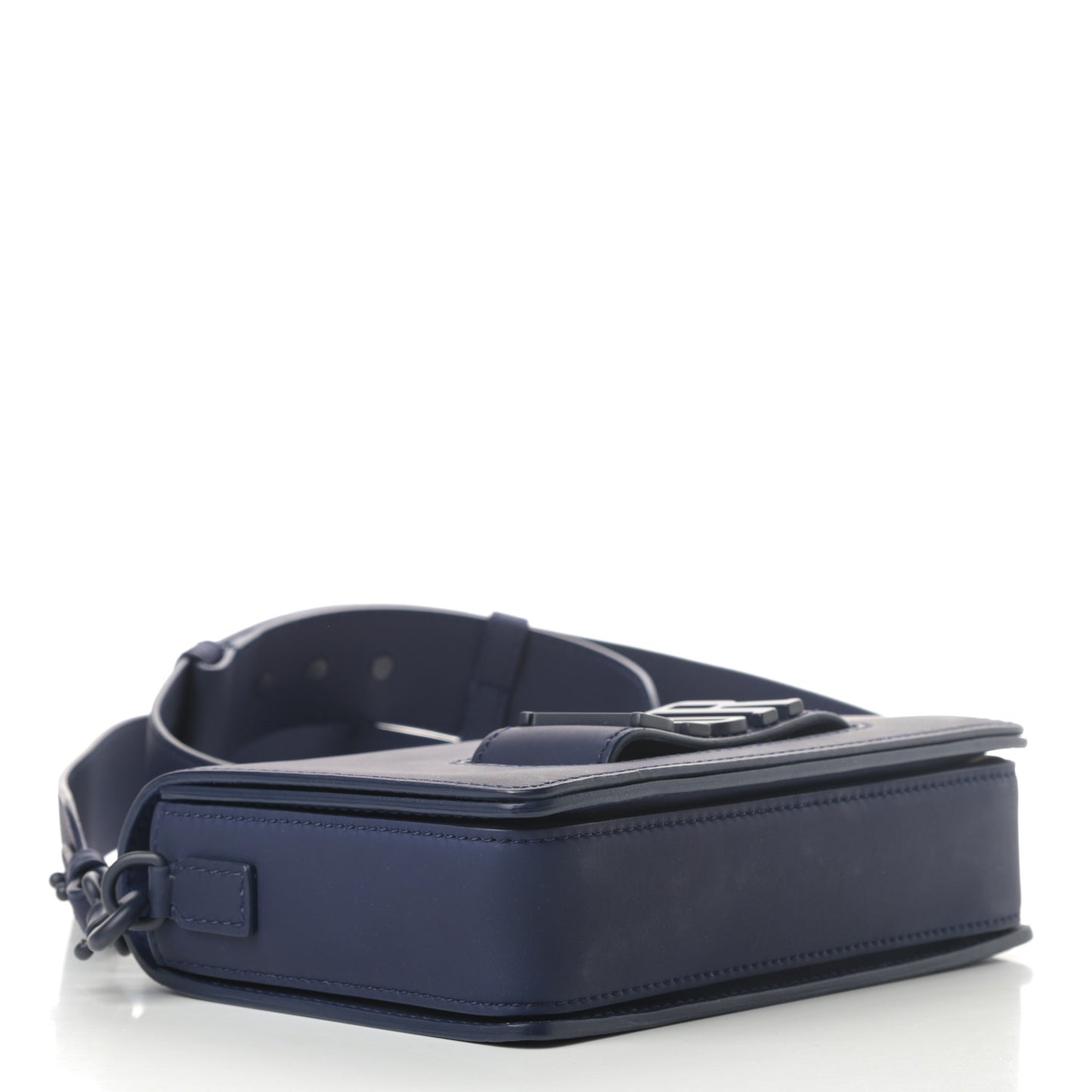 Ultra Matte Calfskin Dio(r)evolution Flap Bag Navy