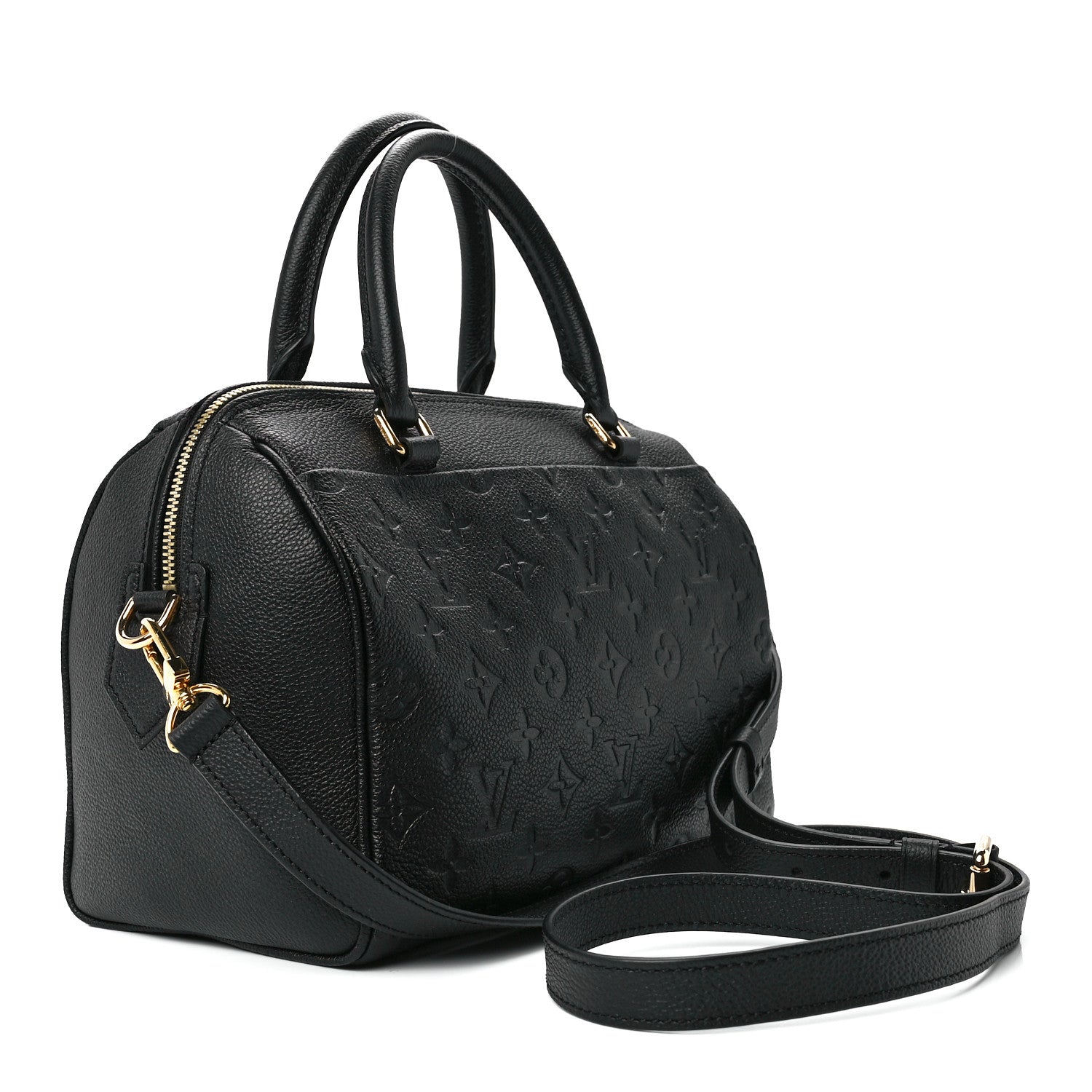 Louis Vuitton Empreinte Speedy Bandouliere 25 NM Black 3 of 13