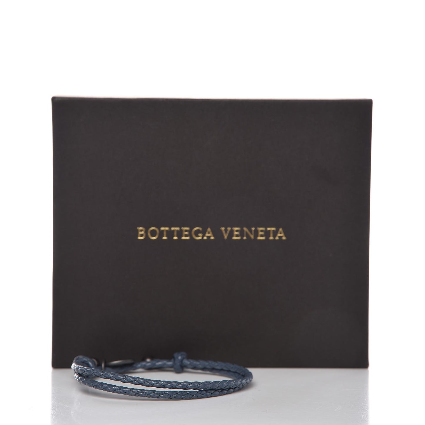Nappa Intrecciato Bracelet Blue