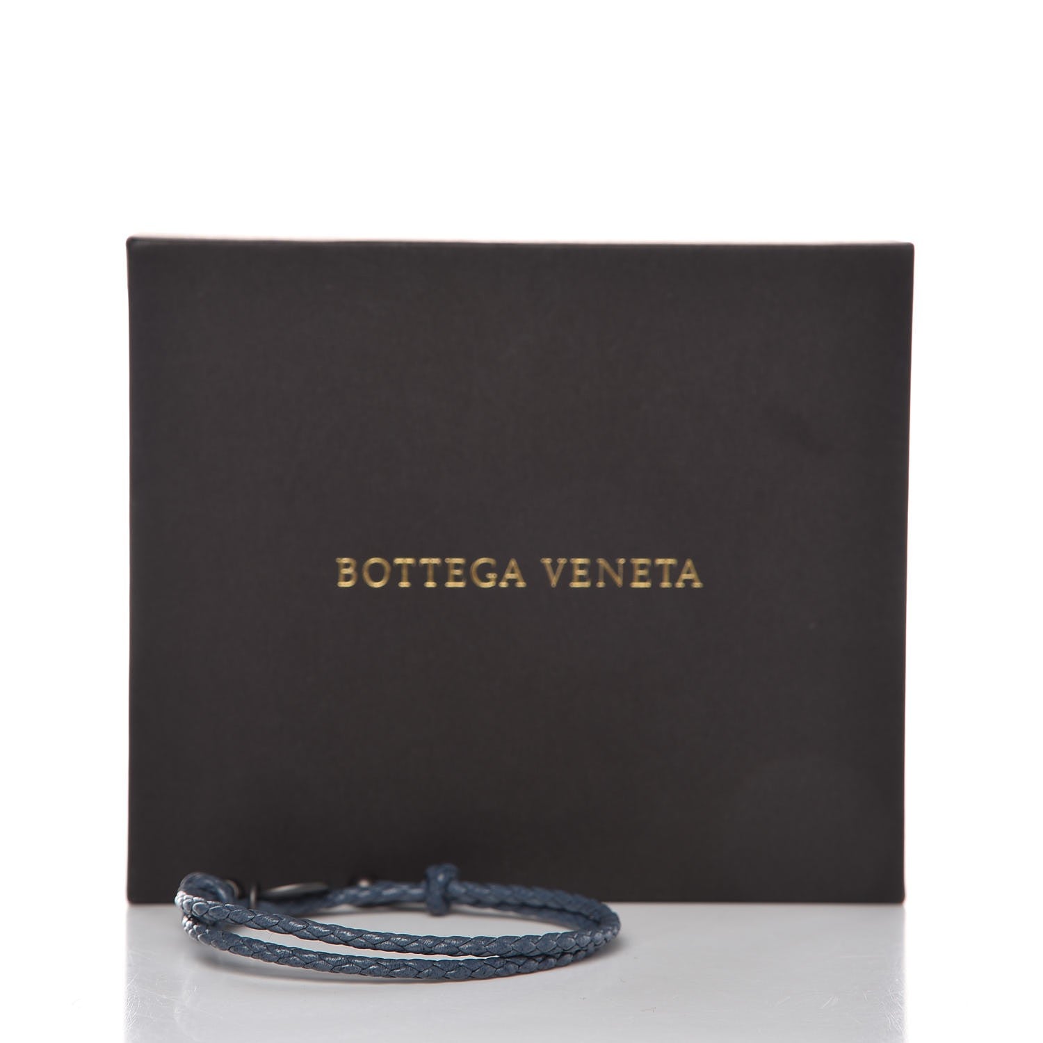 Bottega Veneta Nappa Intrecciato Bracelet Blue 5 of 5