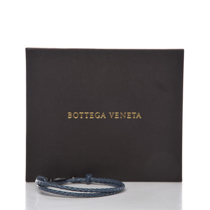 Bottega Veneta Nappa Intrecciato Bracelet Blue 5 of 5