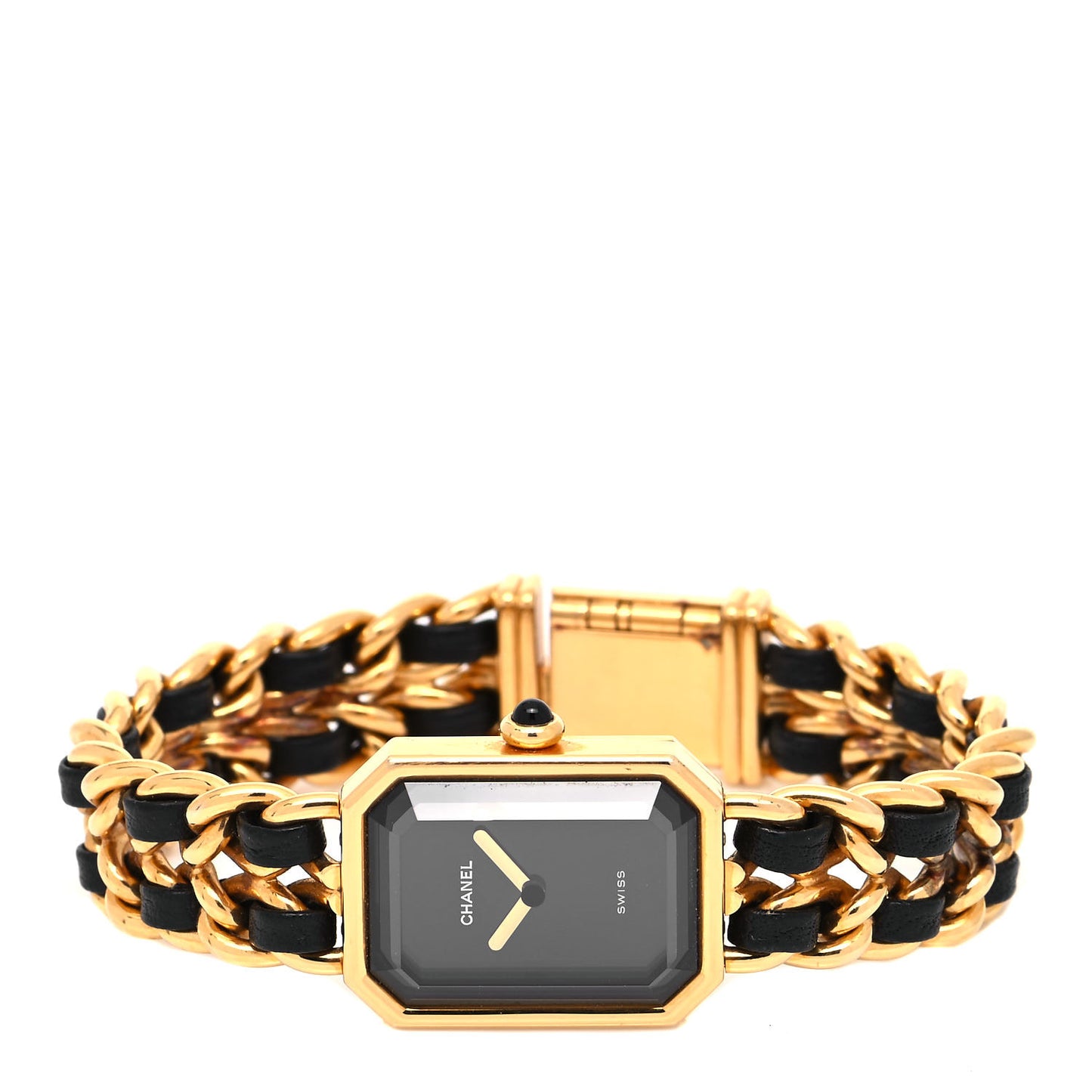 Stainless Steel Lambskin 20mm Chain Premiere Quartz Watch Gold L