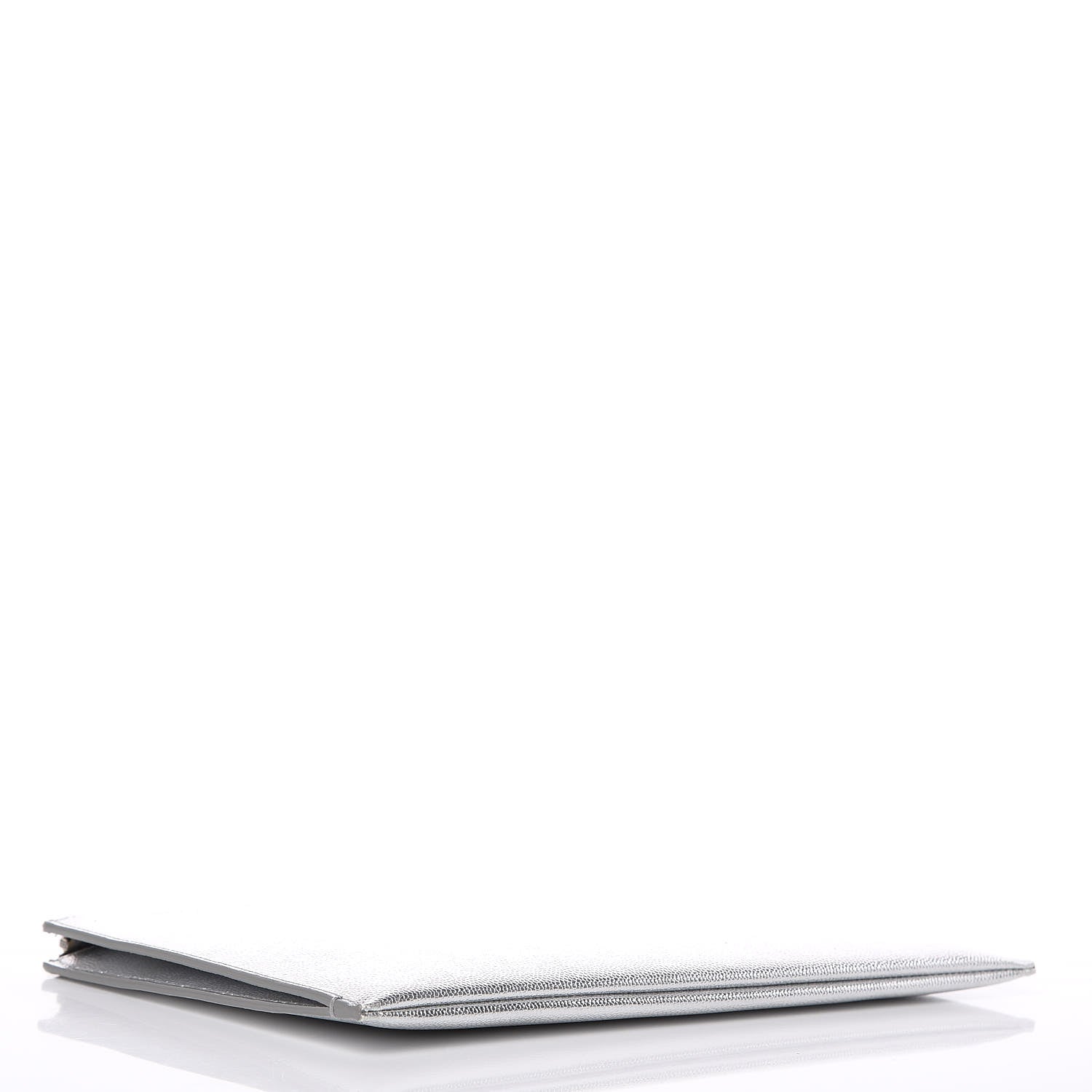 Saint Laurent Metallic Grain de Poudre Mini Tablet Holder Argento 4 of 8