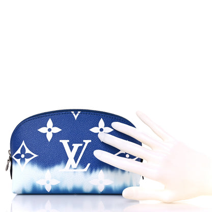 Louis Vuitton Monogram Giant Escale Cosmetic Pouch Blue 2 of 8