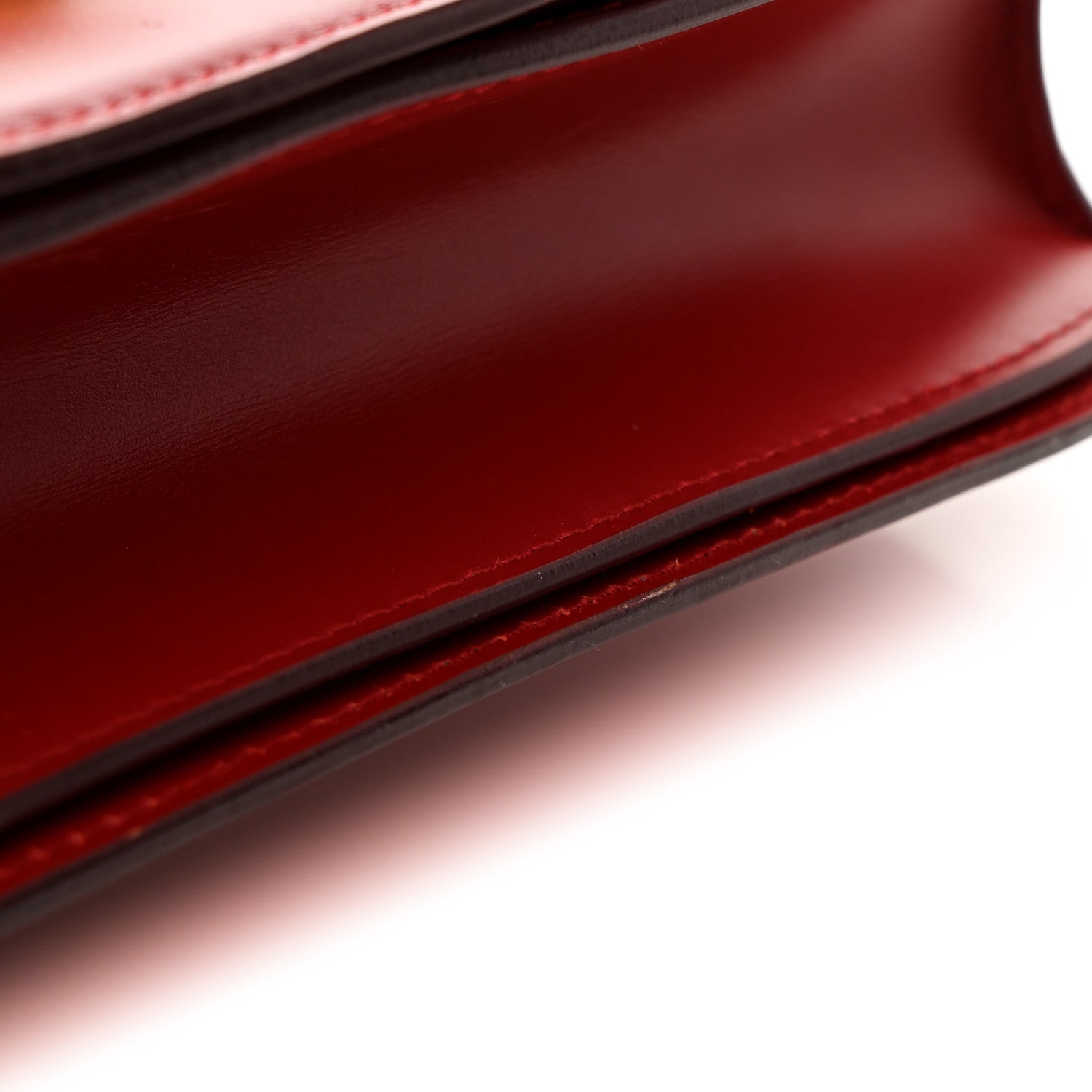 Celine Box Calfskin Medium Classic Box Flap Bag Red 12 of 15
