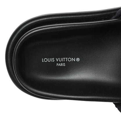 Louis Vuitton Technical Fabric Embossed Monogram Pool Pillow Comfort Mules 36 Black 7 of 9