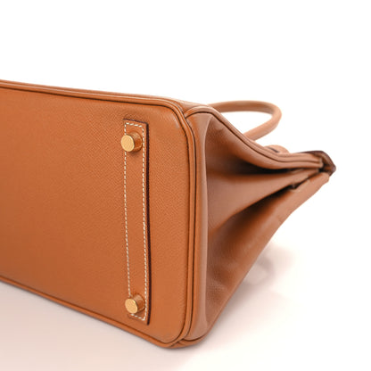 Hermes Courchevel Birkin 30 Gold 9 of 9