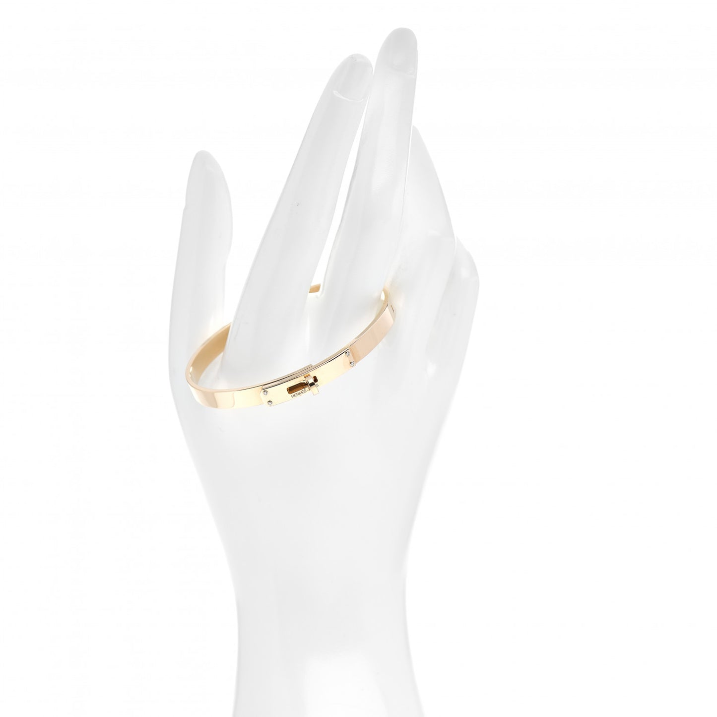 18K Yellow Gold Diamond PM Kelly Bracelet SH