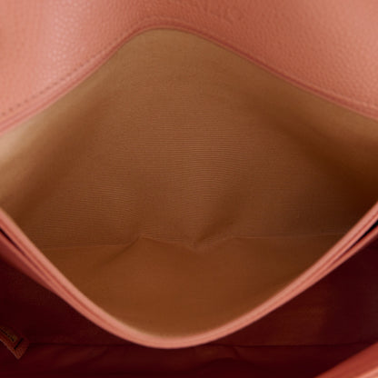 Chanel Caviar Quilted XL Jumbo Single Flap Light Pink 12 of 13