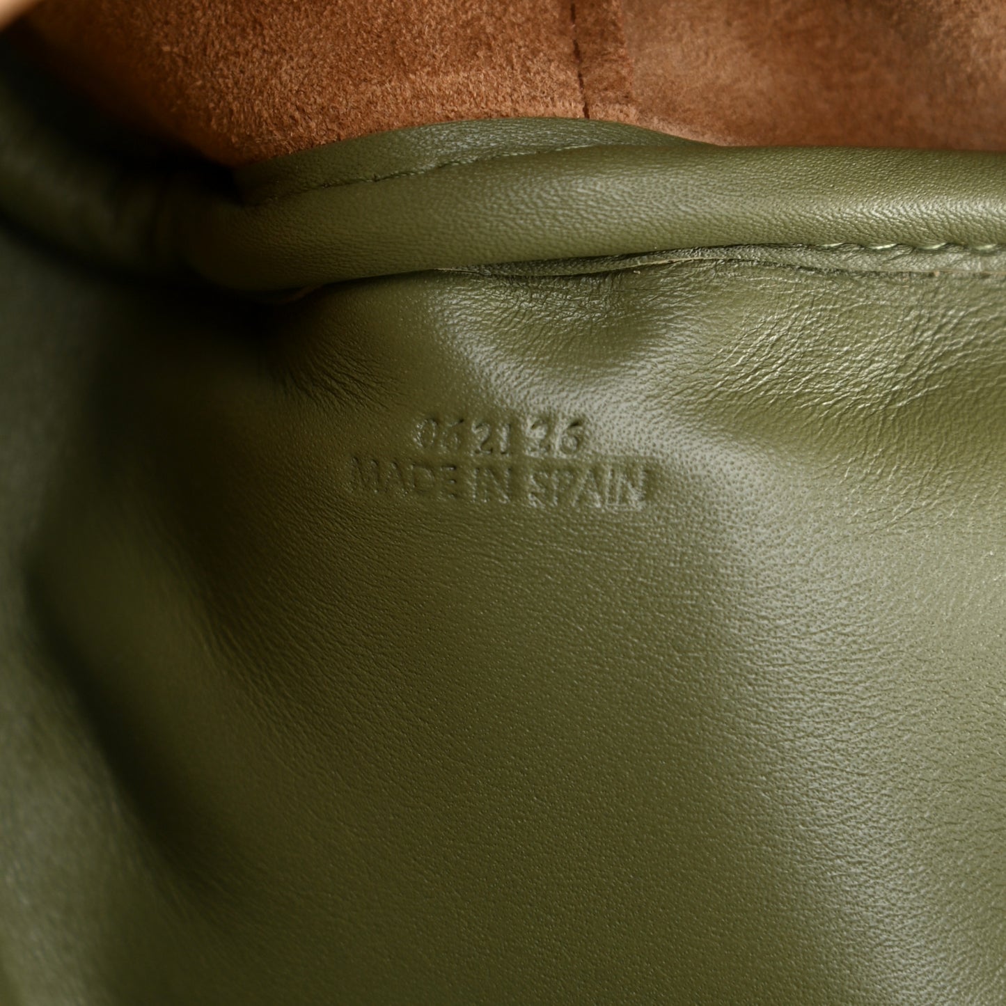 Jacquard Anagram Calfskin Amazona 28 Avocado Green